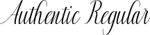 Authentic Regular font - Authentic.ttf