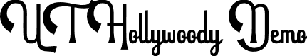 UT Hollywoody Demo font - UtHollywoodyDemoRegular-0vK2r.otf