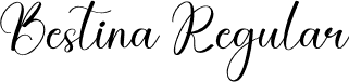 Bestina Regular font - Bestina.otf