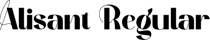 Alisant Regular font - Alisant.otf