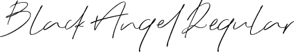 Black Angel Regular font - Black Angel Demo.otf