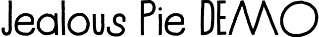 Jealous Pie DEMO font - jealouspieDEMO.otf