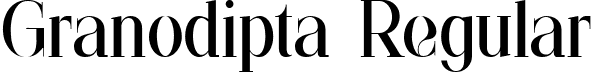 Granodipta Regular font - Granodipta.ttf