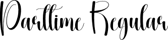 Parttime Regular font - Parttime.otf