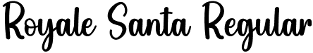 Royale Santa Regular font - Royale-Santa.otf