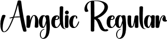 Angelic Regular font - Angelic.otf