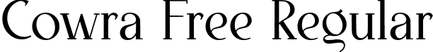 Cowra Free Regular font - CowraFreeRegular-1joRB.otf