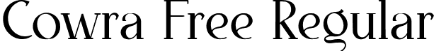 Cowra Free Regular font - CowraFreeRegular-R9316.ttf