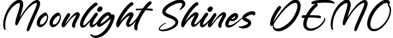 Moonlight Shines DEMO font - MoonlightShinesDEMO-Regular.otf