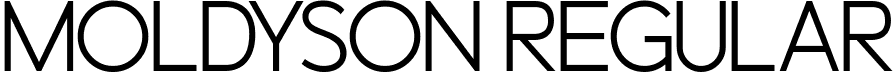 Moldyson Regular font - Moldyson Regular.otf