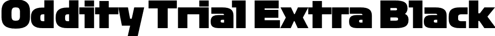 Oddity Trial Extra Black font - OddityTrial-ExtraBlack.otf