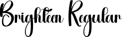 Brighteen Regular font - Brighteen.otf