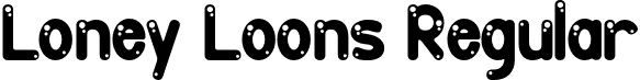 Loney Loons Regular font - Loney Loons-Demo.otf