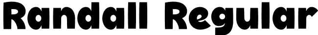 Randall Regular font - randall.otf