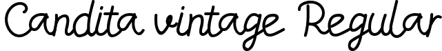 Candita vintage Regular font - Candita vintage.ttf