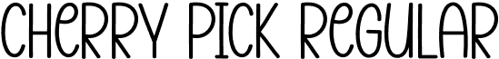 Cherry Pick Regular font - Cherry-Pick.otf