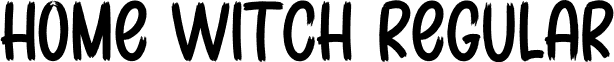 Home Witch Regular font - Home-Witch.otf