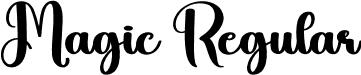 Magic Regular font - Magic.otf