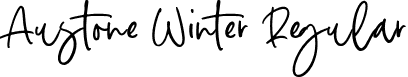 Austone Winter Regular font - Austone-Winter.otf