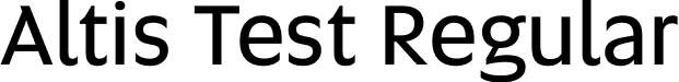 Altis Test Regular font - Altis-Regular-Test.otf