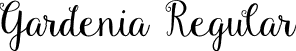 Gardenia Regular font - Gardenia.otf