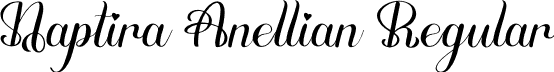 Naptira Anellian Regular font - Naptira-Anellian-Demo.otf