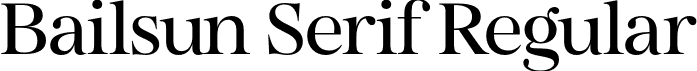 Bailsun Serif Regular font - BailsunSerifRegular-LVPry.otf