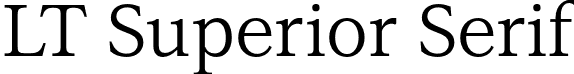 LT Superior Serif font - LTSuperiorSerif-Regular.otf