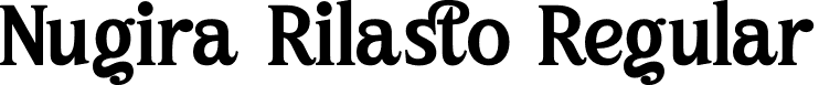 Nugira Rilasto Regular font - Nugira-Rilasto.otf