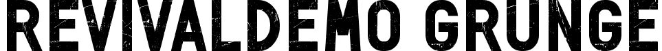 RevivalDEMO Grunge font - revivalgrungedemo-rva5b.ttf