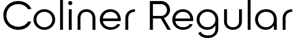 Coliner Regular font - Coliner-Regular.ttf