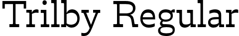 Trilby Regular font - Trilby-Regular-Testing.otf