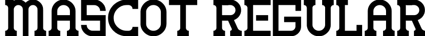 MASCOT Regular font - mascot.ttf