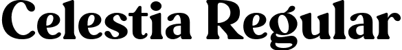 Celestia Regular font - Celestia.ttf