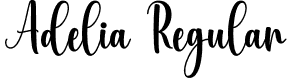 Adelia Regular font - Adelia.otf