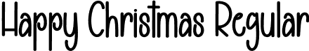 Happy Christmas Regular font - Happy-Christmas.otf