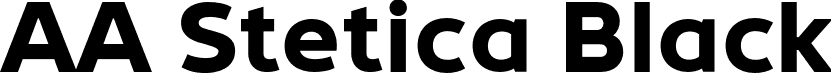 AA Stetica Black font - AA-Stetica-Black_0.otf