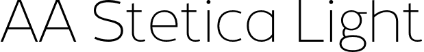 AA Stetica Light font - AA-Stetica-Light.otf