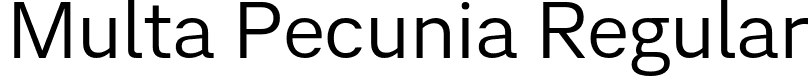 Multa Pecunia Regular font - MultaPecunia-RegularRoman.otf