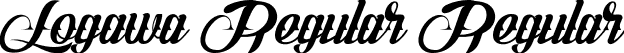 Logawa Regular Regular font - Logawa Regular.ttf