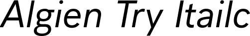 Aiglon Try Italic font - AiglonTry-Italic.otf