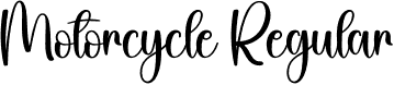 Motorcycle Regular font - Motorcycle.otf