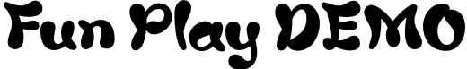 Fun Play DEMO font - FunPlayDEMO-Bold.otf