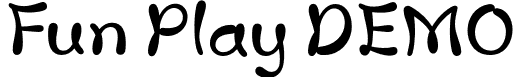 Fun Play DEMO font - FunPlayDEMO-Regular.otf