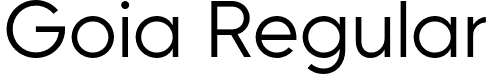 Goia Regular font - goia-regular.otf