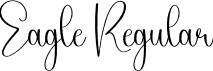 Eagle Regular font - Eagle.otf