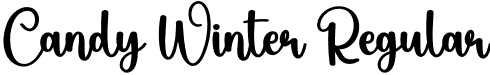 Candy Winter Regular font - Candy-Winter.otf