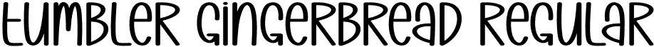 Tumbler Gingerbread Regular font - Tumbler-Gingerbread.otf