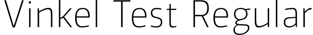 Vinkel Test Regular font - Vinkel-ExtraLight-Test.otf