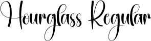 Hourglass Regular font - Hourglass.otf